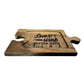 Charcuterie Puzzle Piece Charcuterie/  Wine Glass Holder with Laser Engraving (Copy)