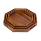 Octagon Serving Trays - Solid Bottom