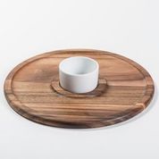 Large Chip n Dip with Ceramic Bowl