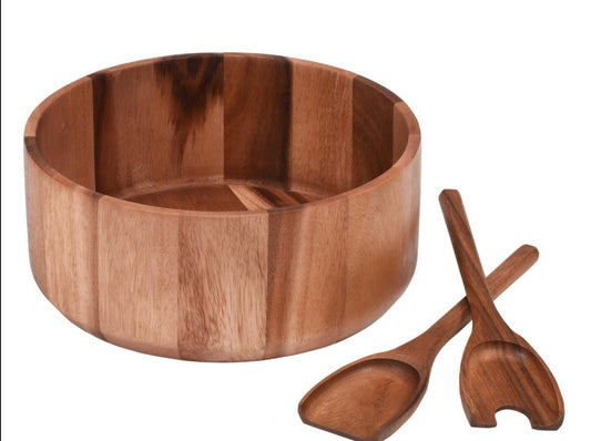 Extra Large Salad Bowl with Servers - 327C3